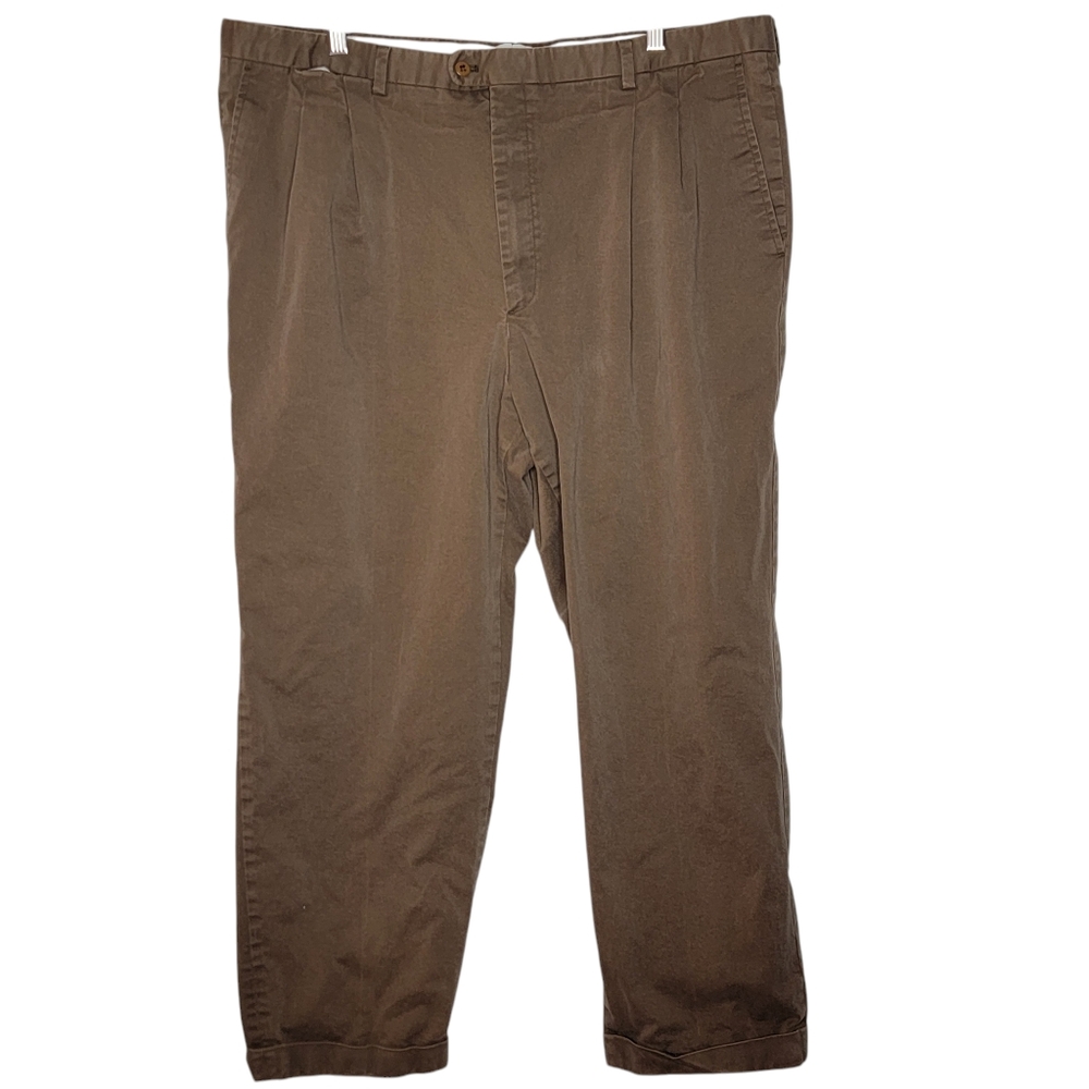Burberry London Cuffed Brown Men's Chino Dress Pants 40"‎ Slim